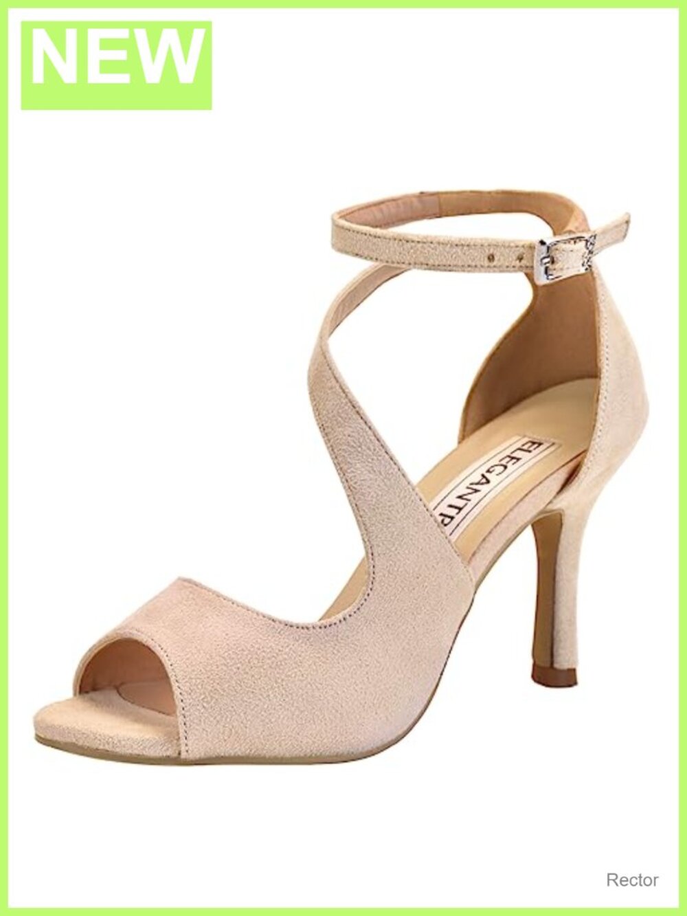 Peep Toe Strappy Satin Heels Wedding Sandals Ankle Strap 3.5 Inch